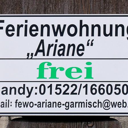 Ferienwohnung Ariane Гармиш-Партенкирхен Экстерьер фото